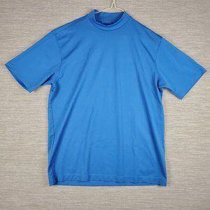 Nike Golf Shirt Mens XL Mock Neck Athleisure Classicore Preppy Sportswear